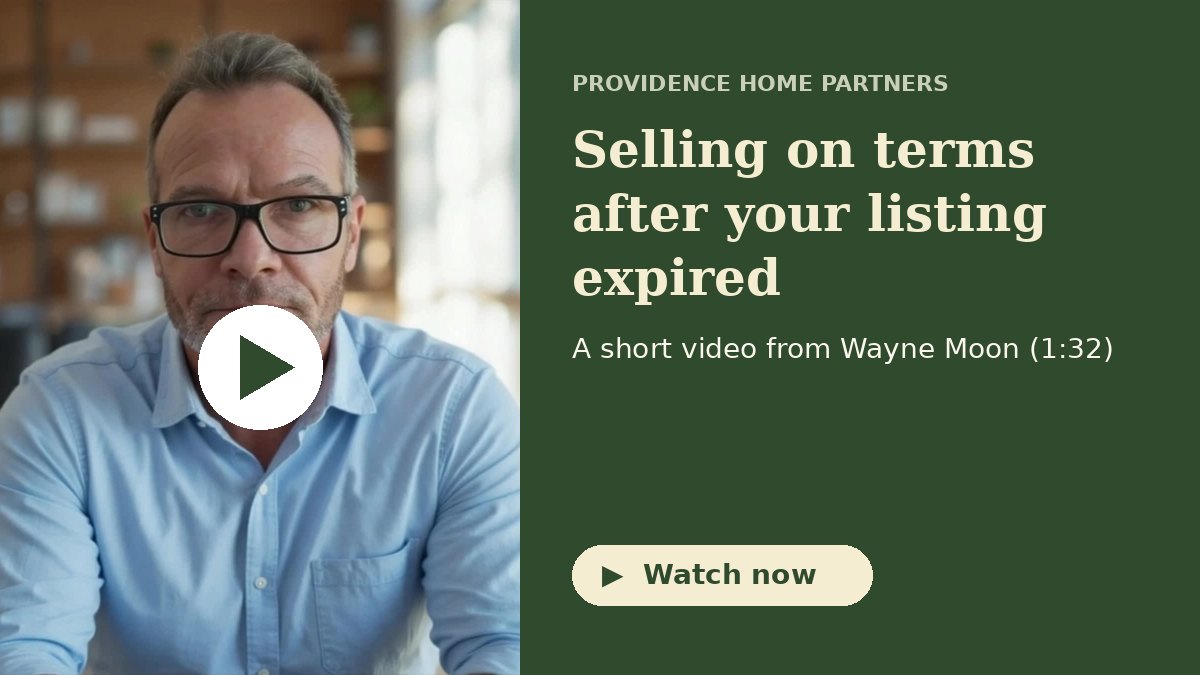 Selling on terms after your listing expired