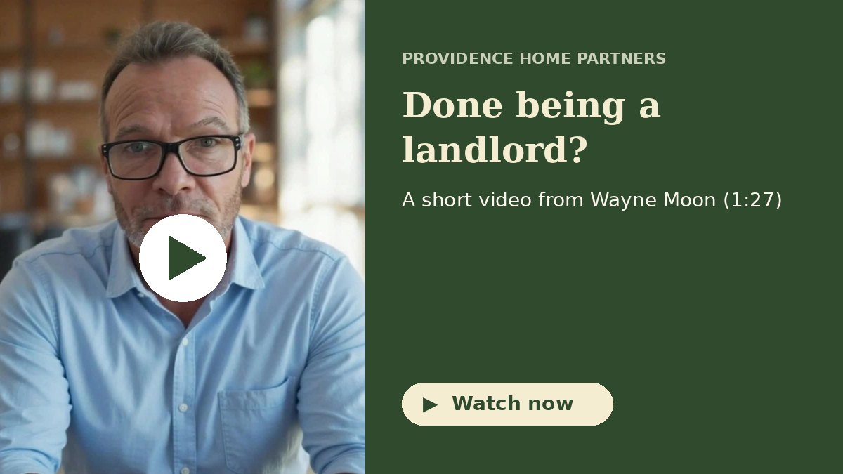 Done being a landlord?