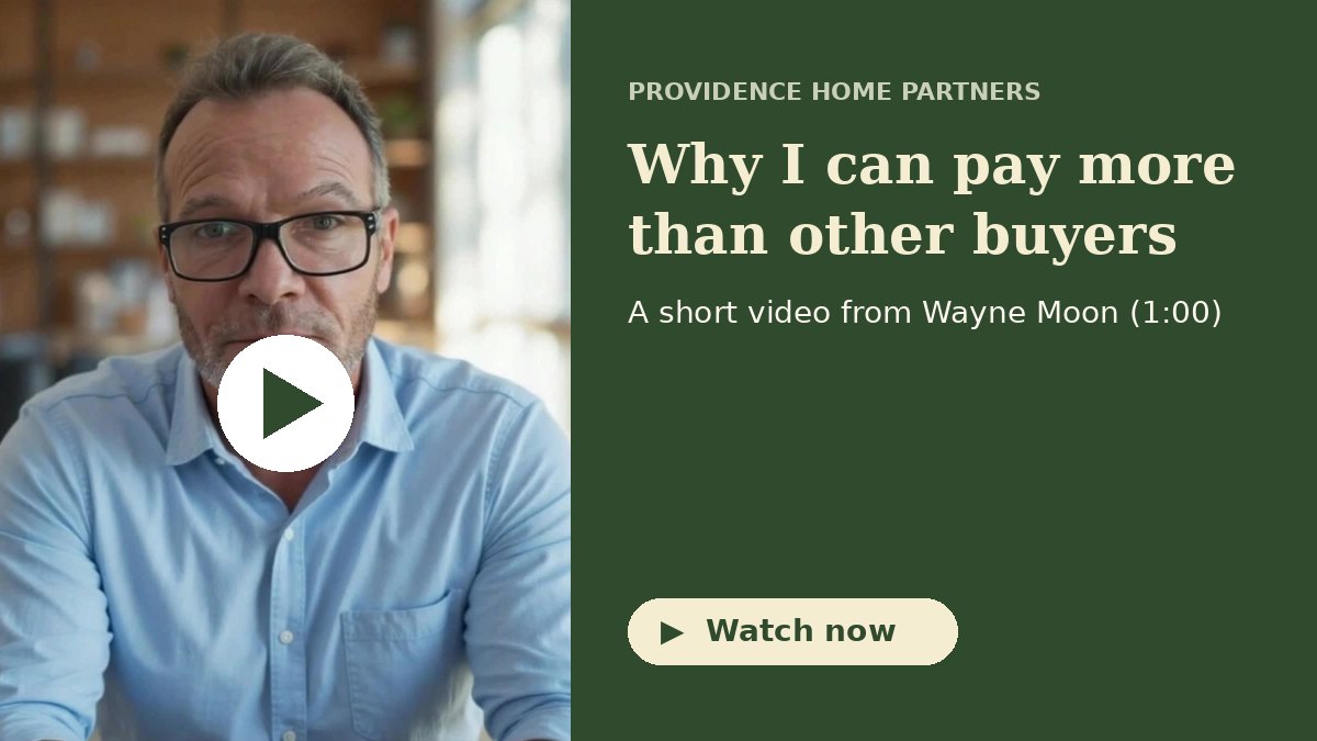 Why I can pay more than other buyers